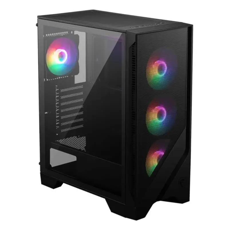 MSI MAG FORGE 120A B65 TEMPERLİ CAM 6X120MM AUTO RGB FAN 650W BRONZ ATX Gaming Bilgisayar Kasası
