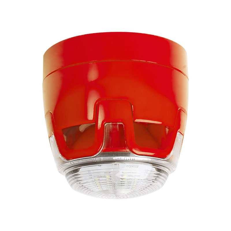 Honeywell Combination Signaling Device EN 54-23 cat. W+C, Red Flash