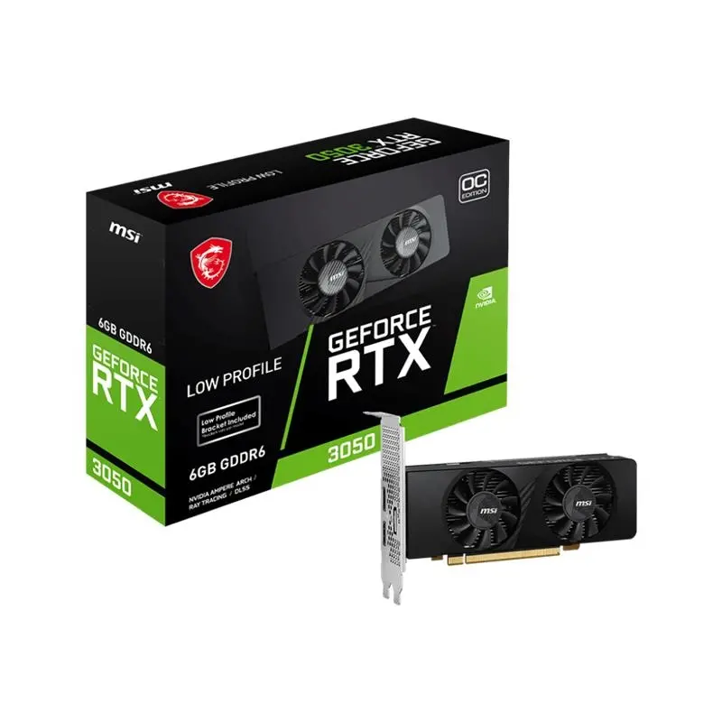 MSI GeForce RTX 3050 LP 6G OC Ekran Kartı