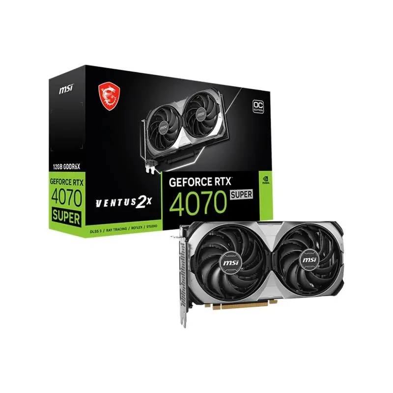 MSI GeForce RTX 4070 Super 12G Ventus 2X OC Ekran Kartı