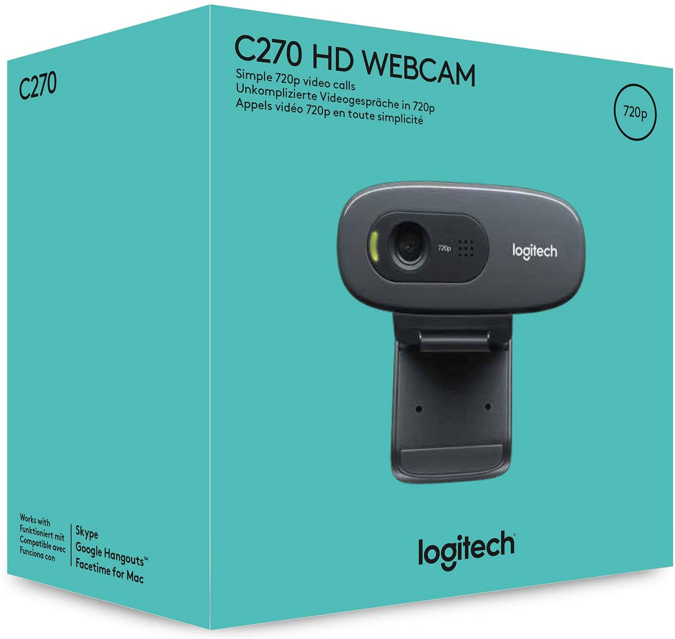 Logitech C270 HD 720p Mikrofonlu Webcam